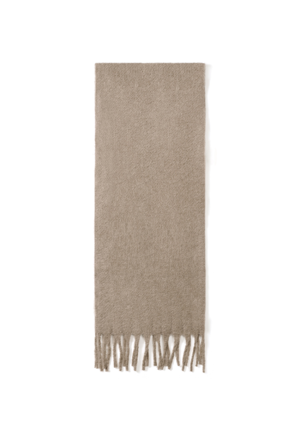 Winter Scarves Solid Color Simple Polyester Daily Accessories 