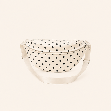 Casual Style Printed Solid Color Polka Dots Premium Quality Pu Women's East-West Fanny Packs & Belt Bags