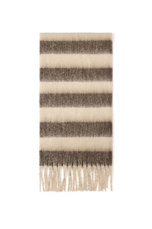 Winterschals, Gestreift, Lässig, Polyester, Alltagsaccessoires h5