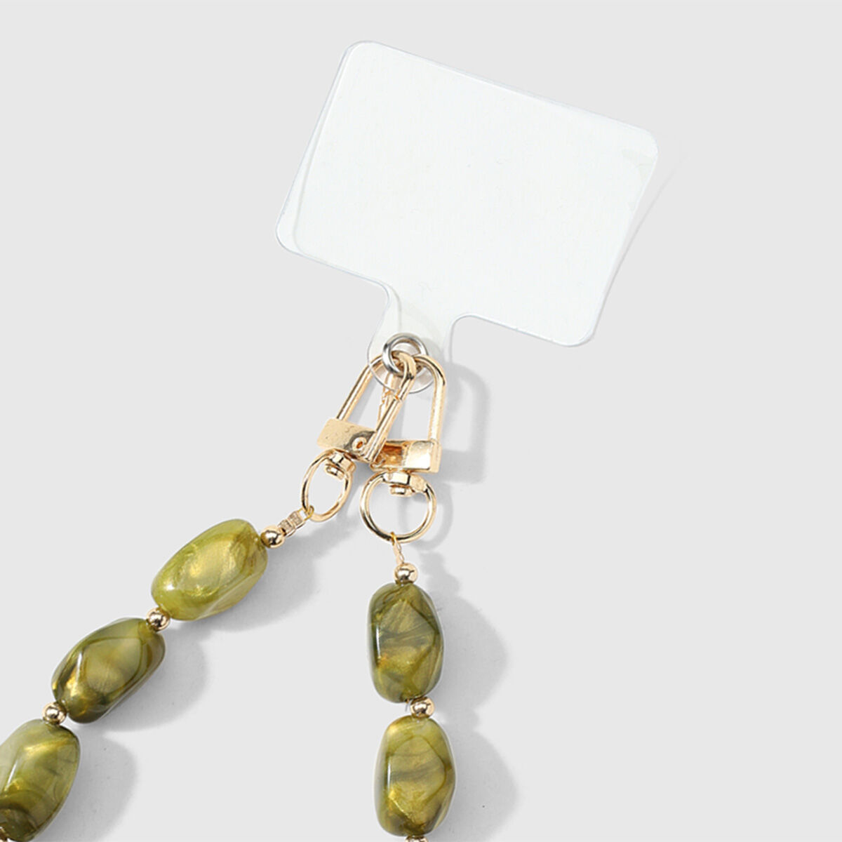 Simple Series Daily Solid Color Beads Alloy Phone Chain h5 Picture7