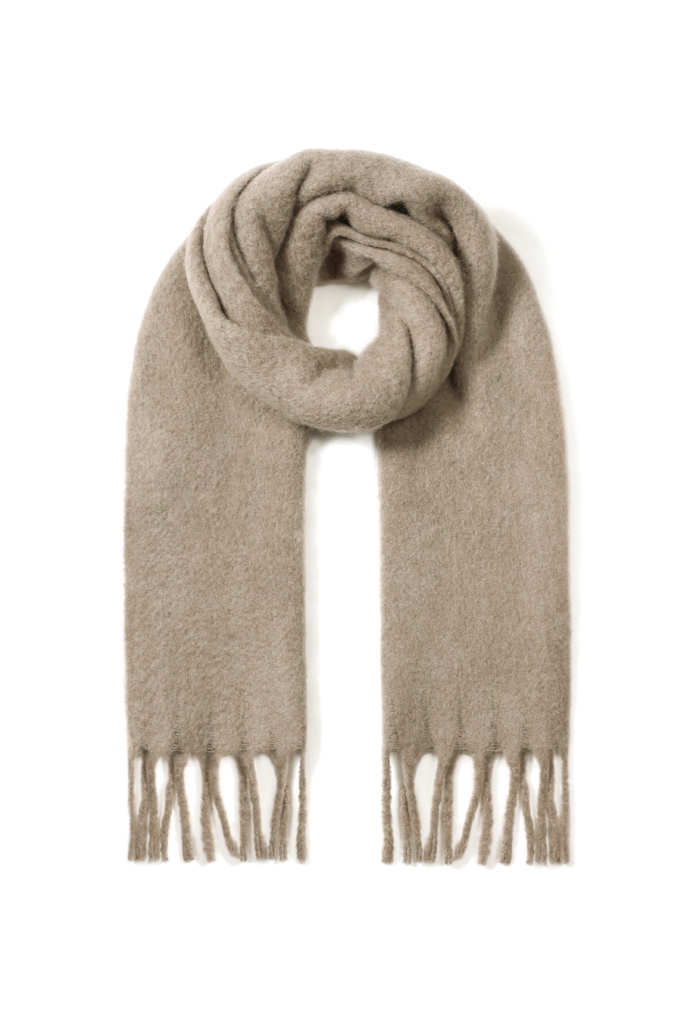 Winter Scarves Solid Color Simple Polyester Daily Accessories Picture2
