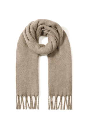 Winter Scarves Solid Color Simple Polyester Daily Accessories h5 Picture2