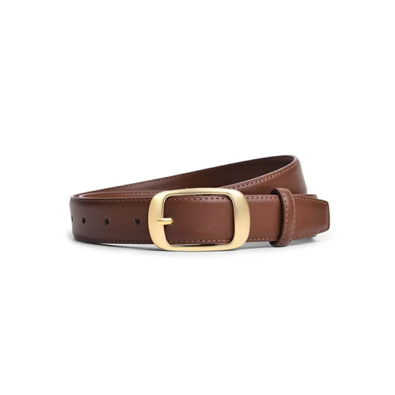 Simple Series Daily Solid Color Leather Belt Picture2