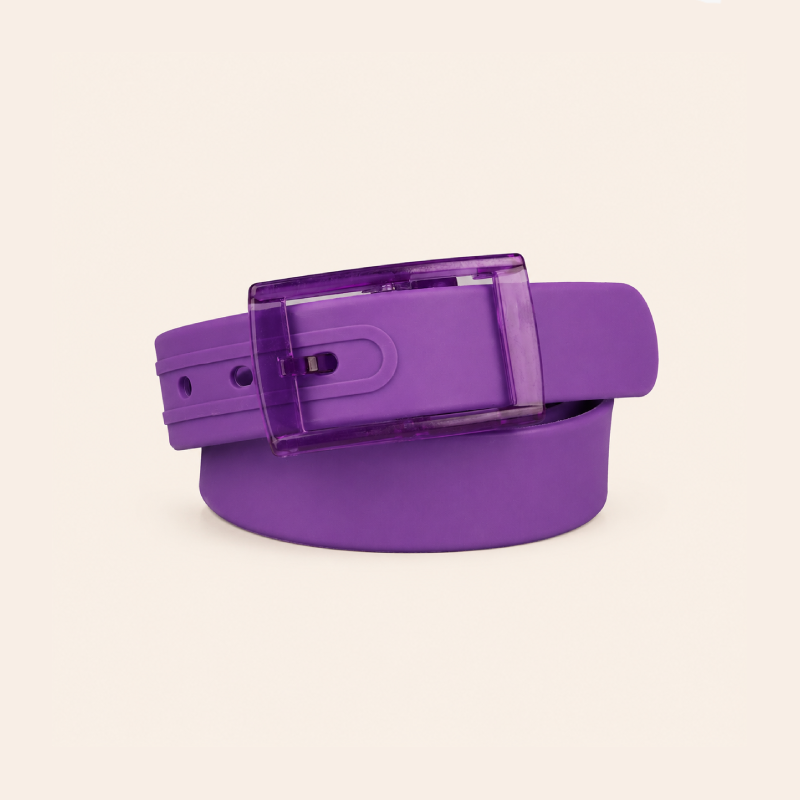 Simple Series Casual Solid Color Plastic Decorative Belt h5 Picture2