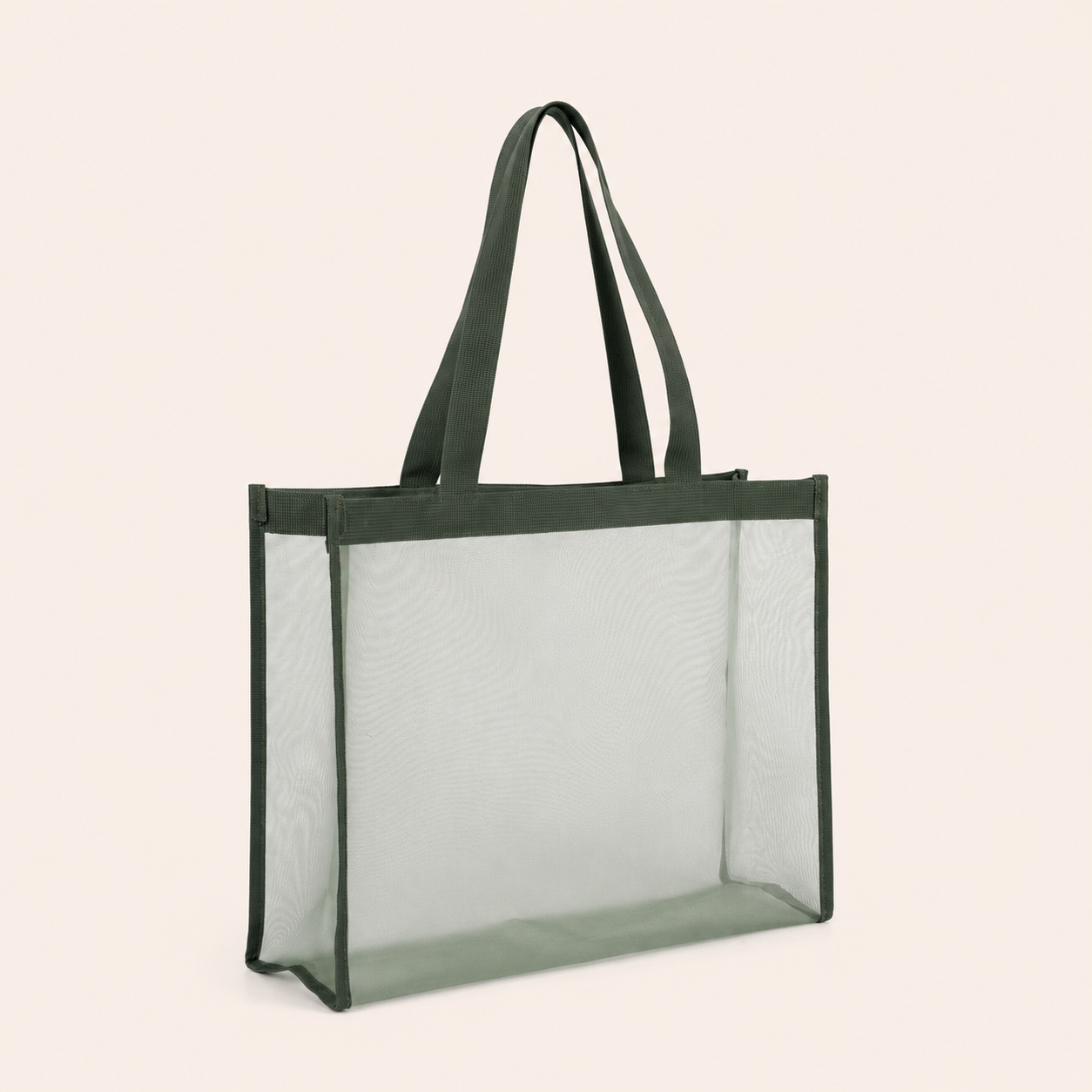 Casual Style Pvc / Transparent Woven Solid Color Hollowed-Out Woven Pp Women's Square Bag Shopper Bags Picture2
