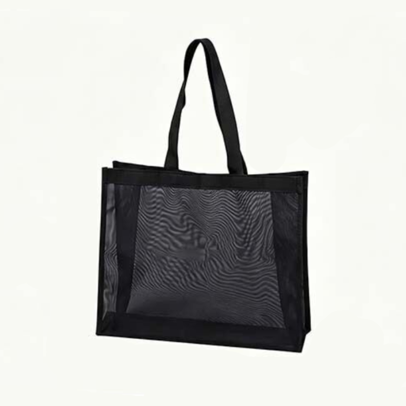 Casual Style Pvc / Transparent Woven Solid Color Hollowed-Out Woven Pp Women's Square Bag Shopper Bags 