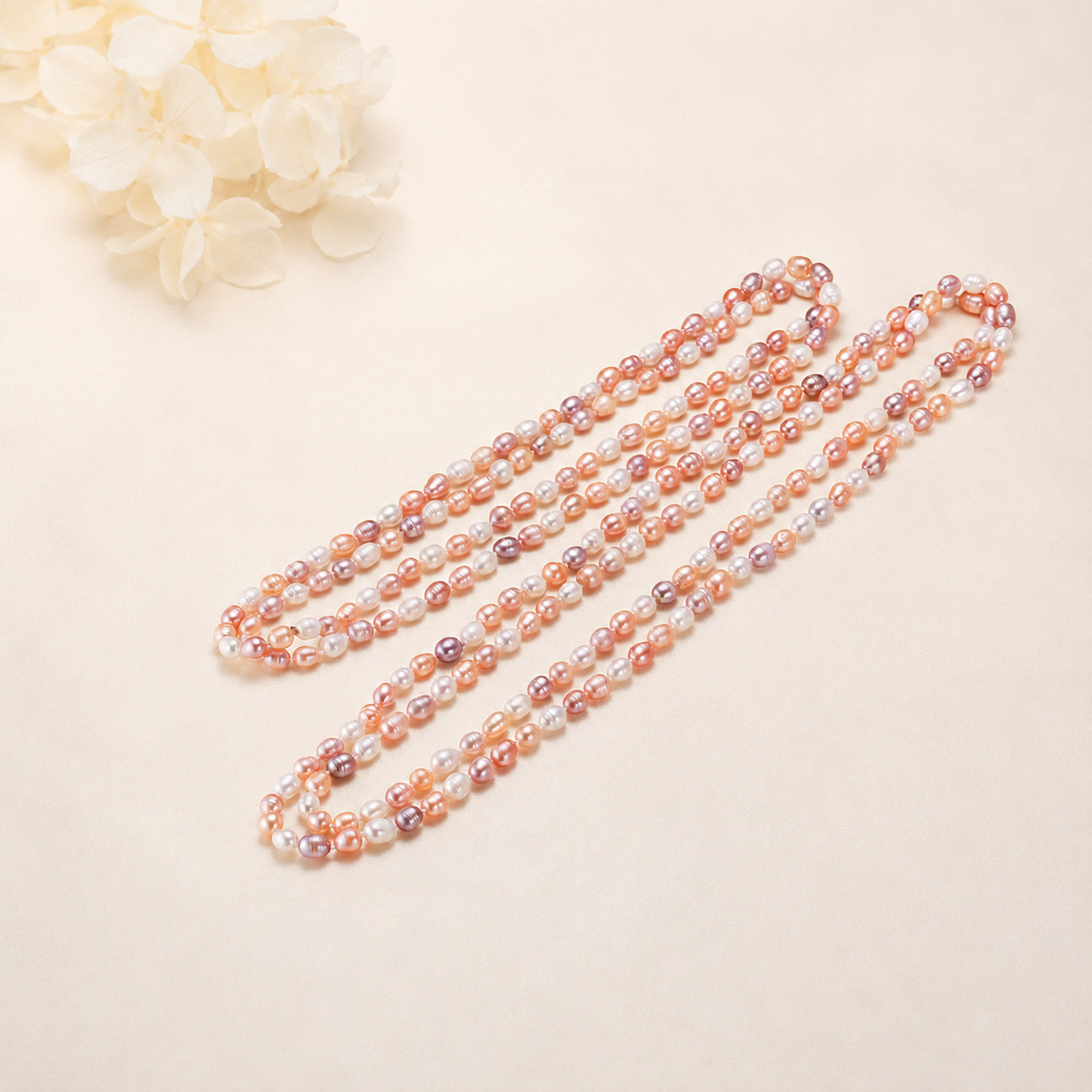 Romantic Series Elegant Beads Freshwater Pearls Women's Pearl Necklace