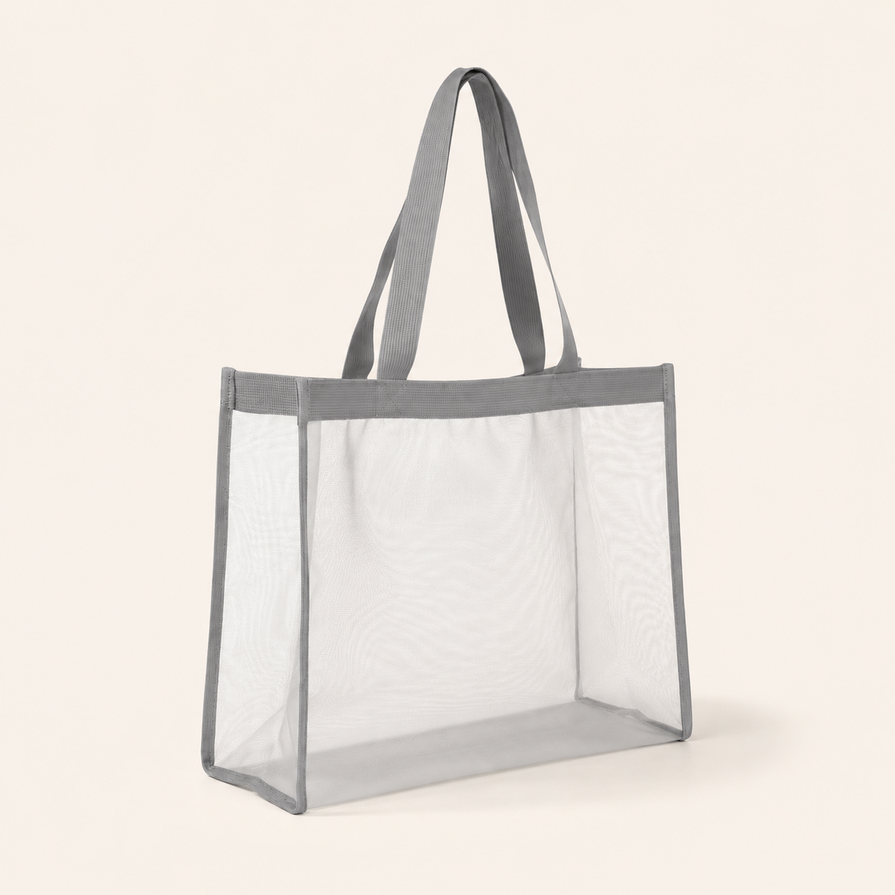 Casual Style Pvc / Transparent Woven Solid Color Hollowed-Out Woven PP Women's Square Bag Shopper Bags