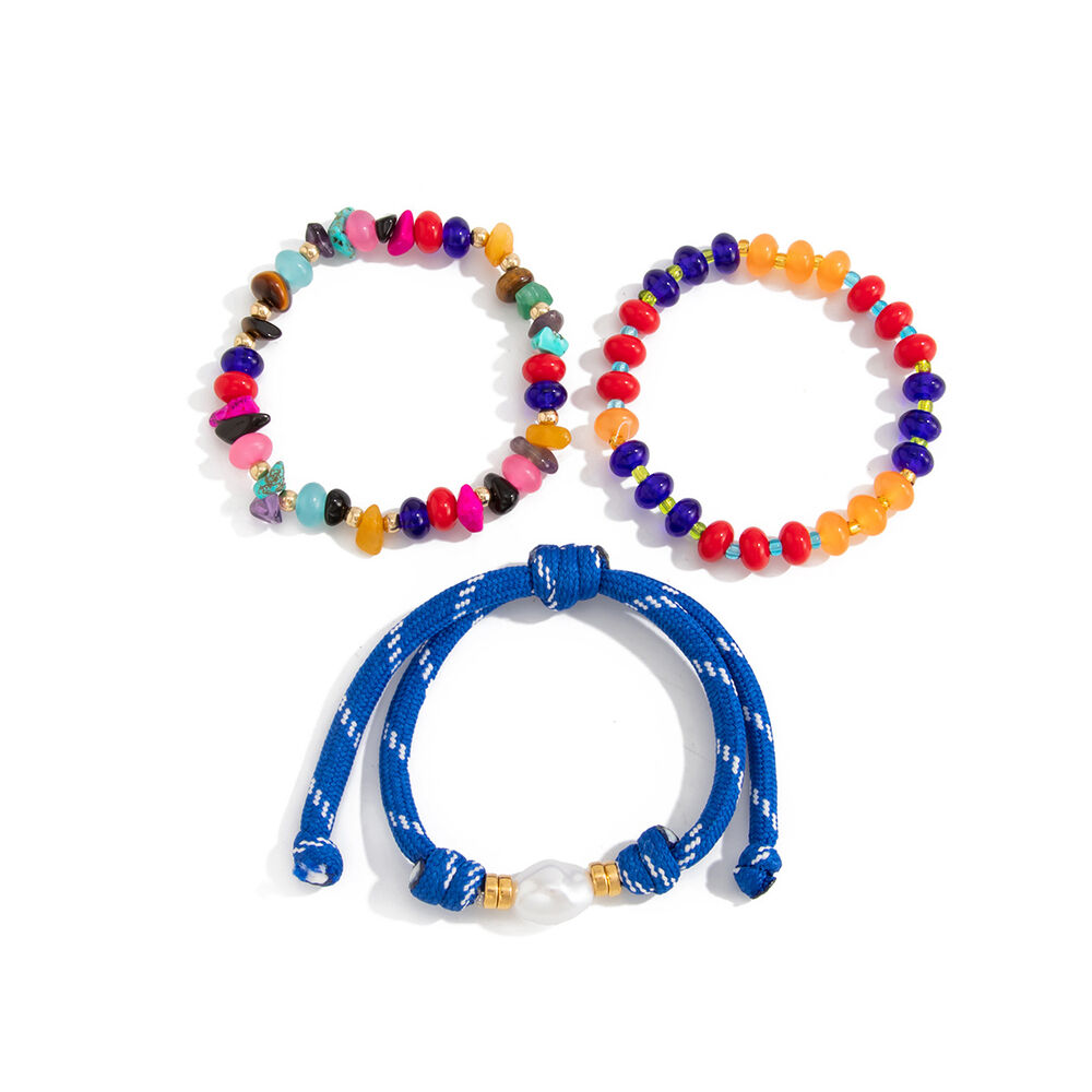 Harzperlen-Seil-Armbandsets Für Damen