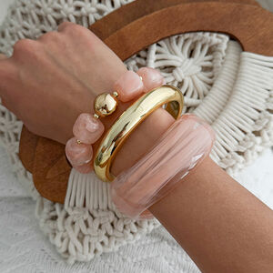 Armbänder-Sets Für Damen Mit Harzperlen In Farbverlauf h5 Bild3