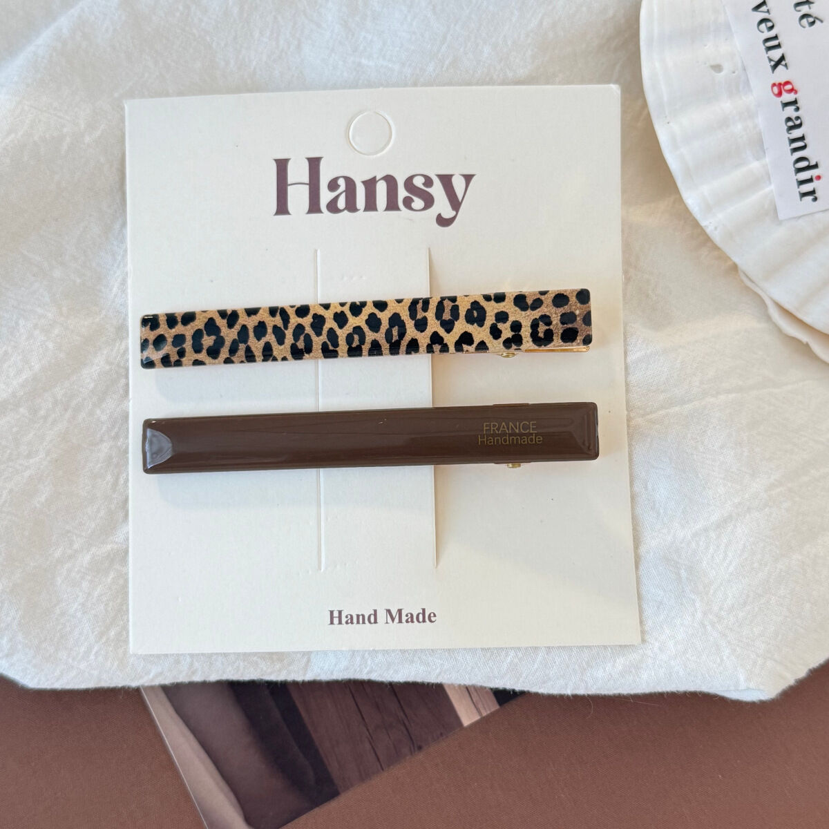 Simple Series Retro Plastic Haarclips met Luipaardprint
