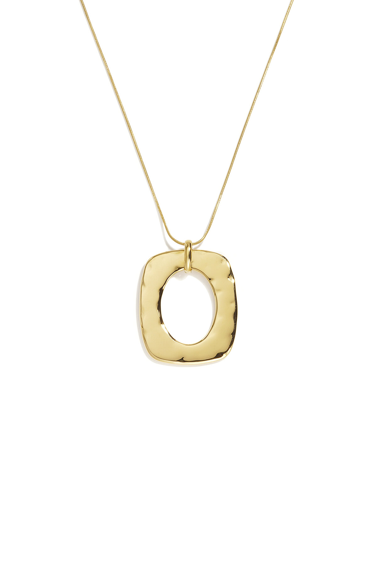 Collane Lunghe In Acciaio Inossidabile Dalla Forma Geometrica, Semplici, Della Serie Simple, Perfette Per Tutti I Giorni. Gioielli Da Donna. Immagine3
