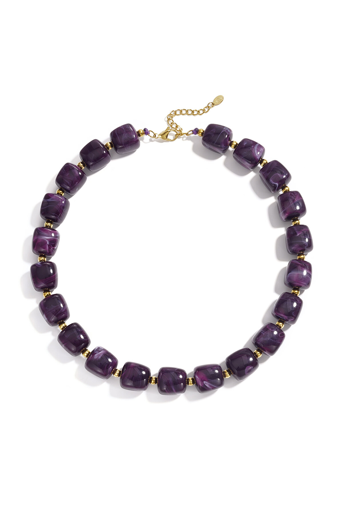 Acrylic Beaded Necklaces Gradient Color Simple Daily Simple Series Women's Jewelry h5 