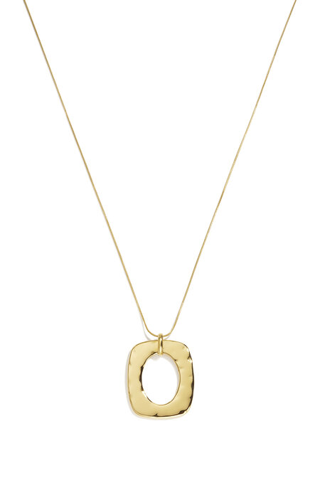 Lange roestvrijstalen kettingen met geometrische vorm, eenvoudige, alledaagse serie, dames sieraden