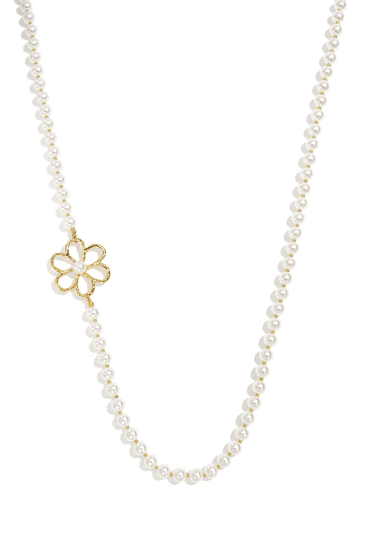 Imitatieparel Lange Kettingen Met Bloemmotief, Zoete En Eenvoudige Dagelijkse Serie, Dames Sieraden h5 