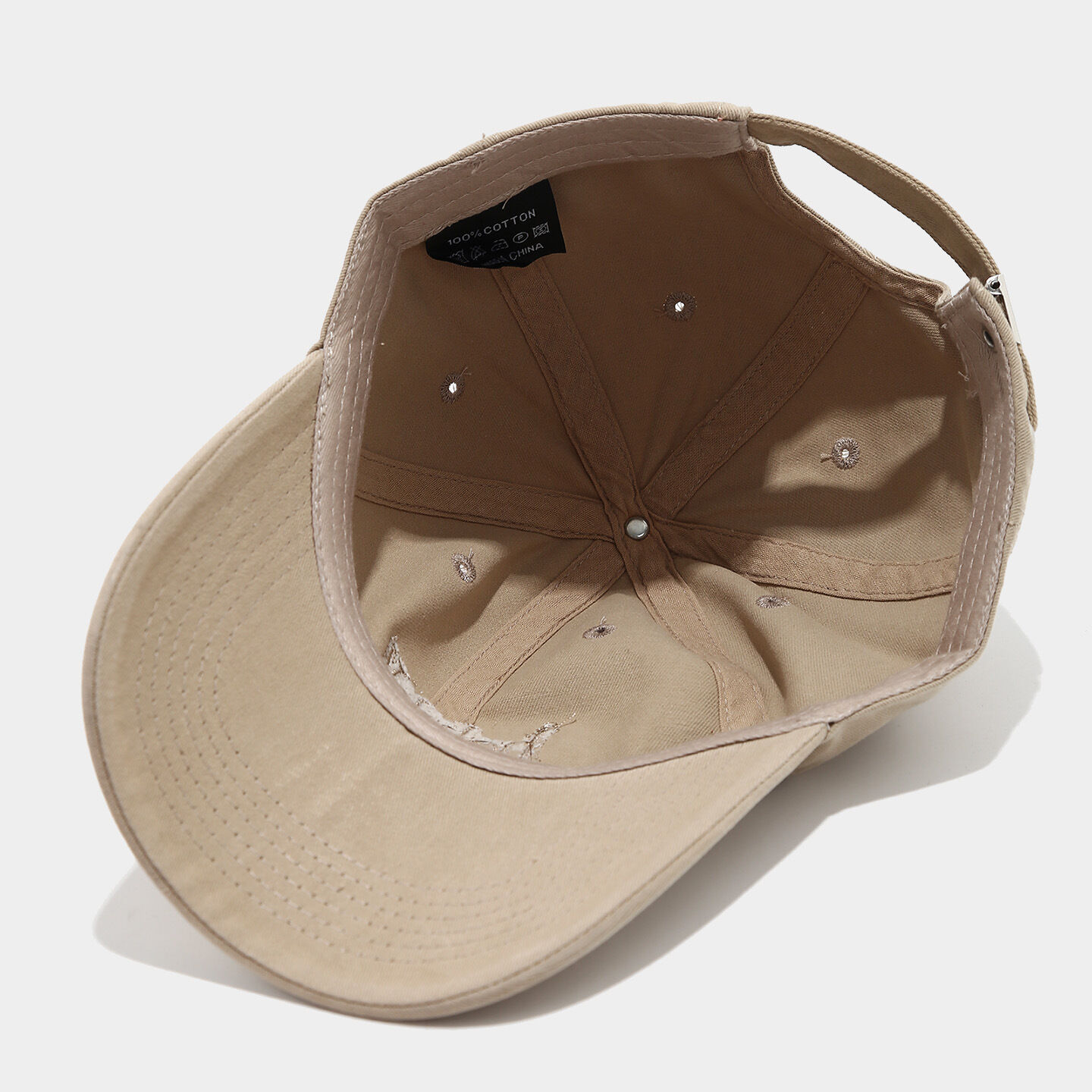 Simple Series Casual Letter Solid Color Gradient Color Cotton Baseball Cap Picture3