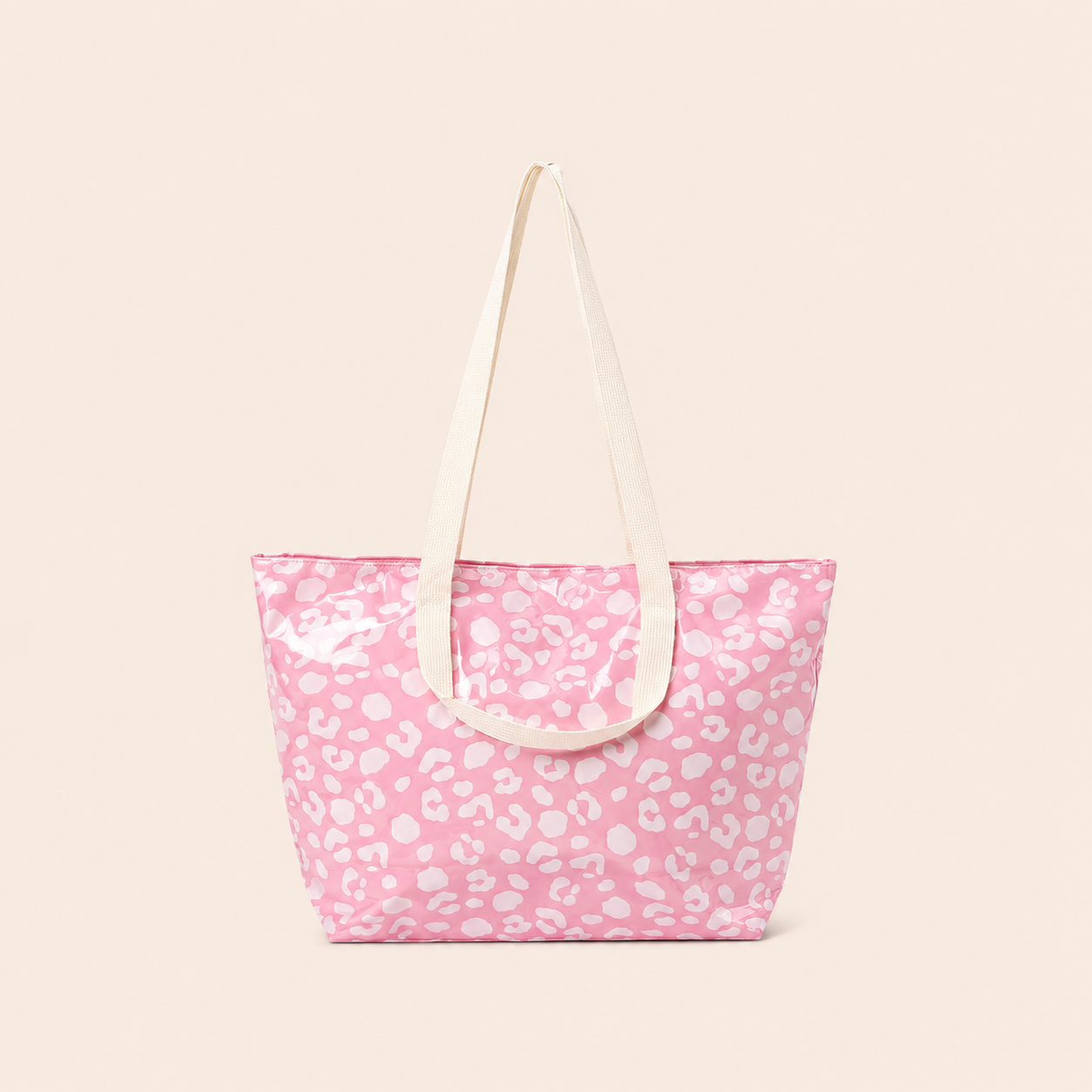 Casual Style Printed Leopard Print Mixed Color Pvc Women's Trapezoid Bag Shoulder Bags Picture2