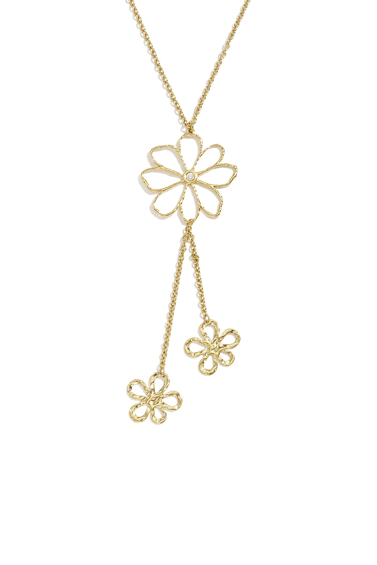 Collane Con Pendente In Acciaio Inossidabile, Serie Flower Daily Simple, Gioielli Da Donna Immagine3