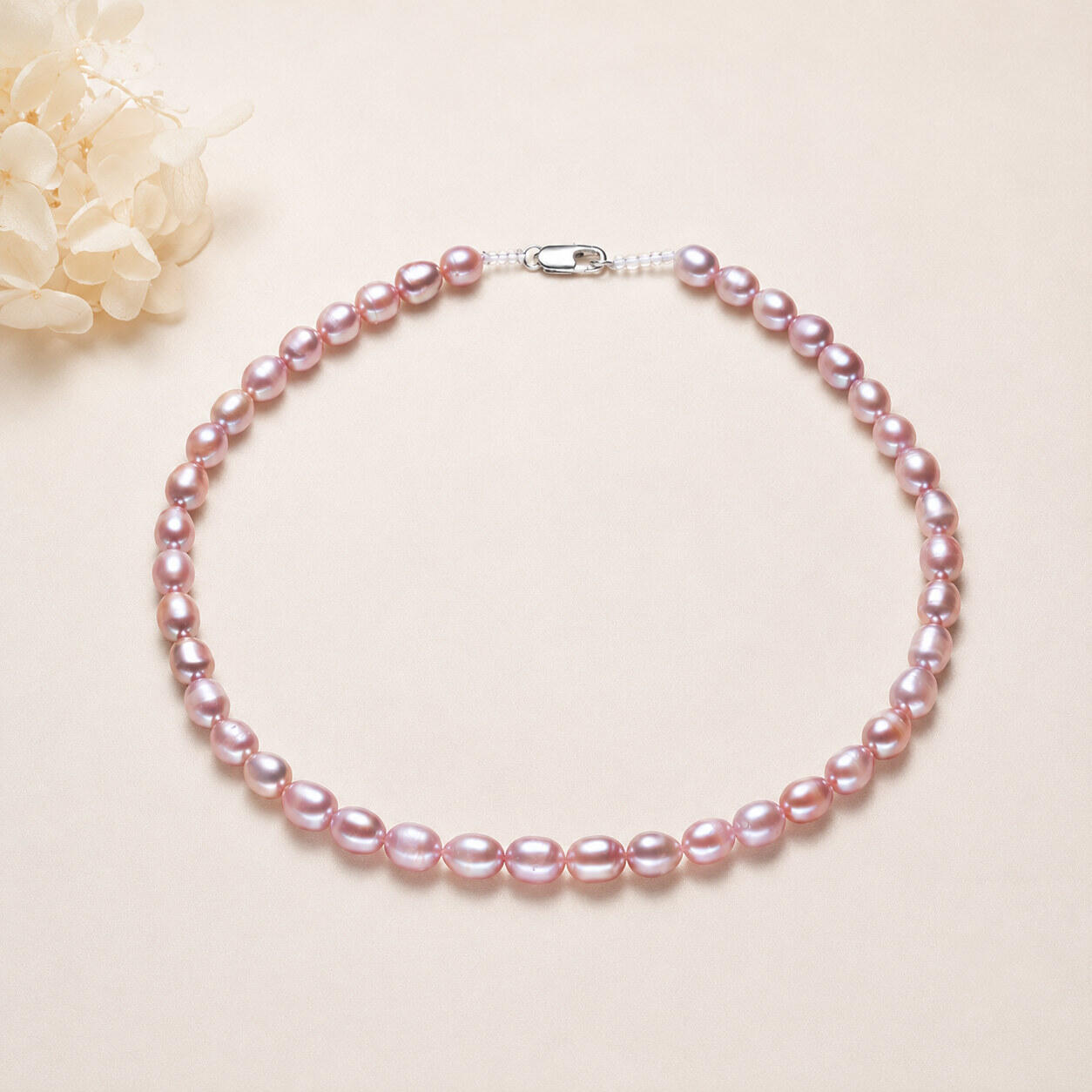 Simple Series Elegant Beads Freshwater Pearls Women's Pearl Necklace h5 Picture2