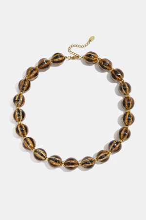 Collares De Cerámica Con Cuentas, Rayas, Estilo Casual, Sencillos, Para Mujer. h5