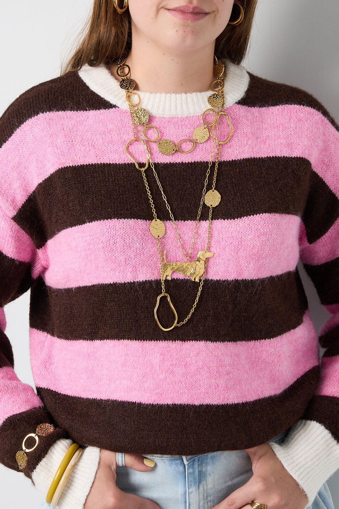 Stainless Steel Chain Necklaces Chain Retro Daily Classic Series Women's Jewelry h5 Picture2