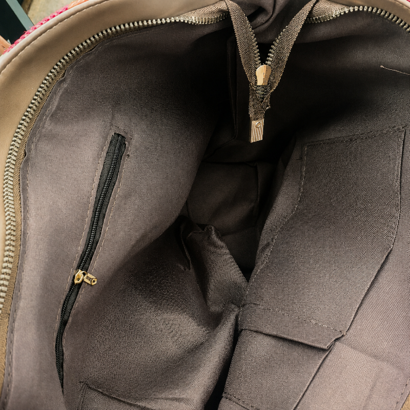 Borse Tote Da Donna In Tela, Stile Casual, Senza Righe, Colori Misti Immagine7