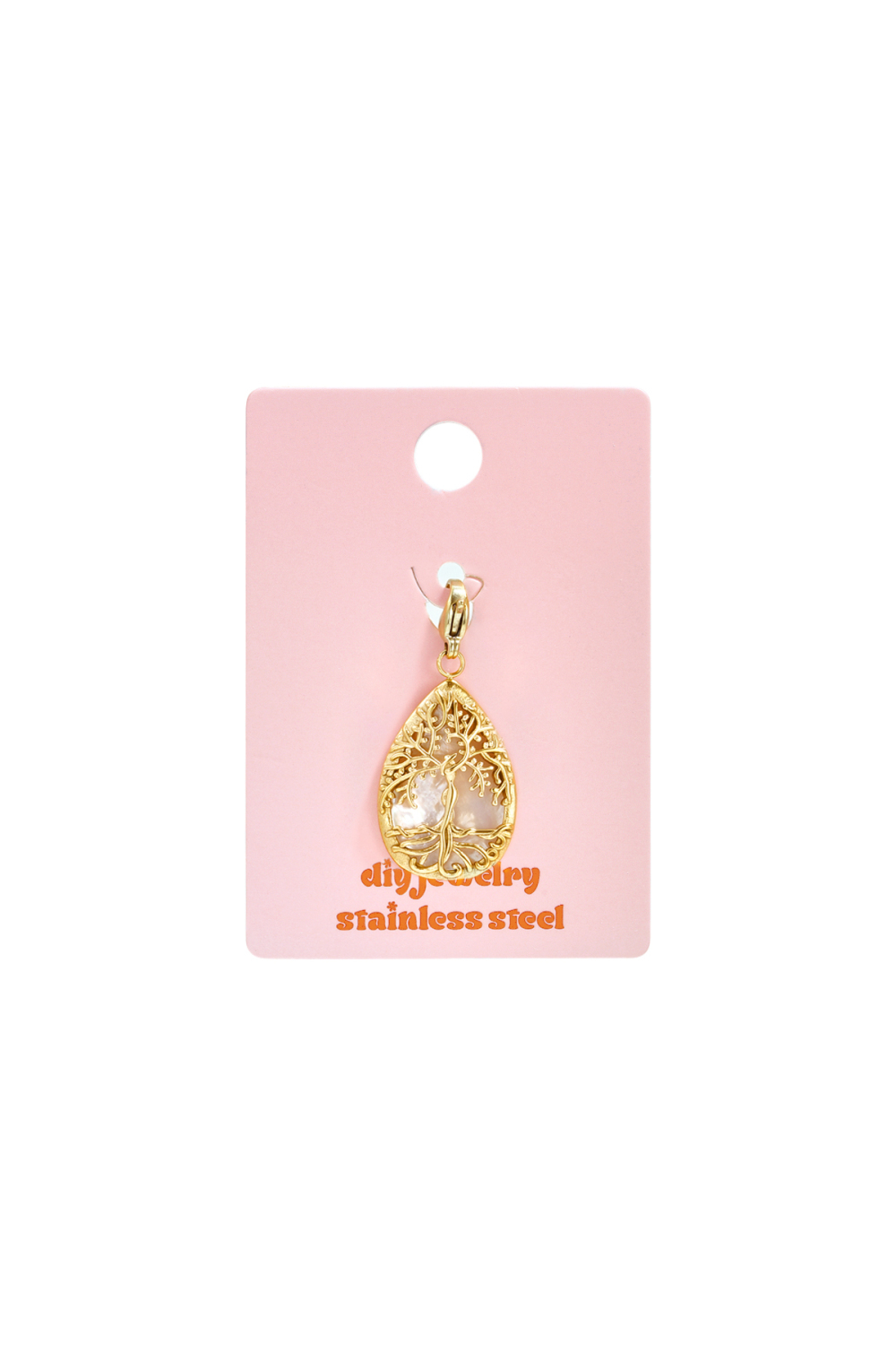 Stainless Steel Jewelry Findings Droplet Simple Daily Simple Series Women's Jewelry h5Picture3