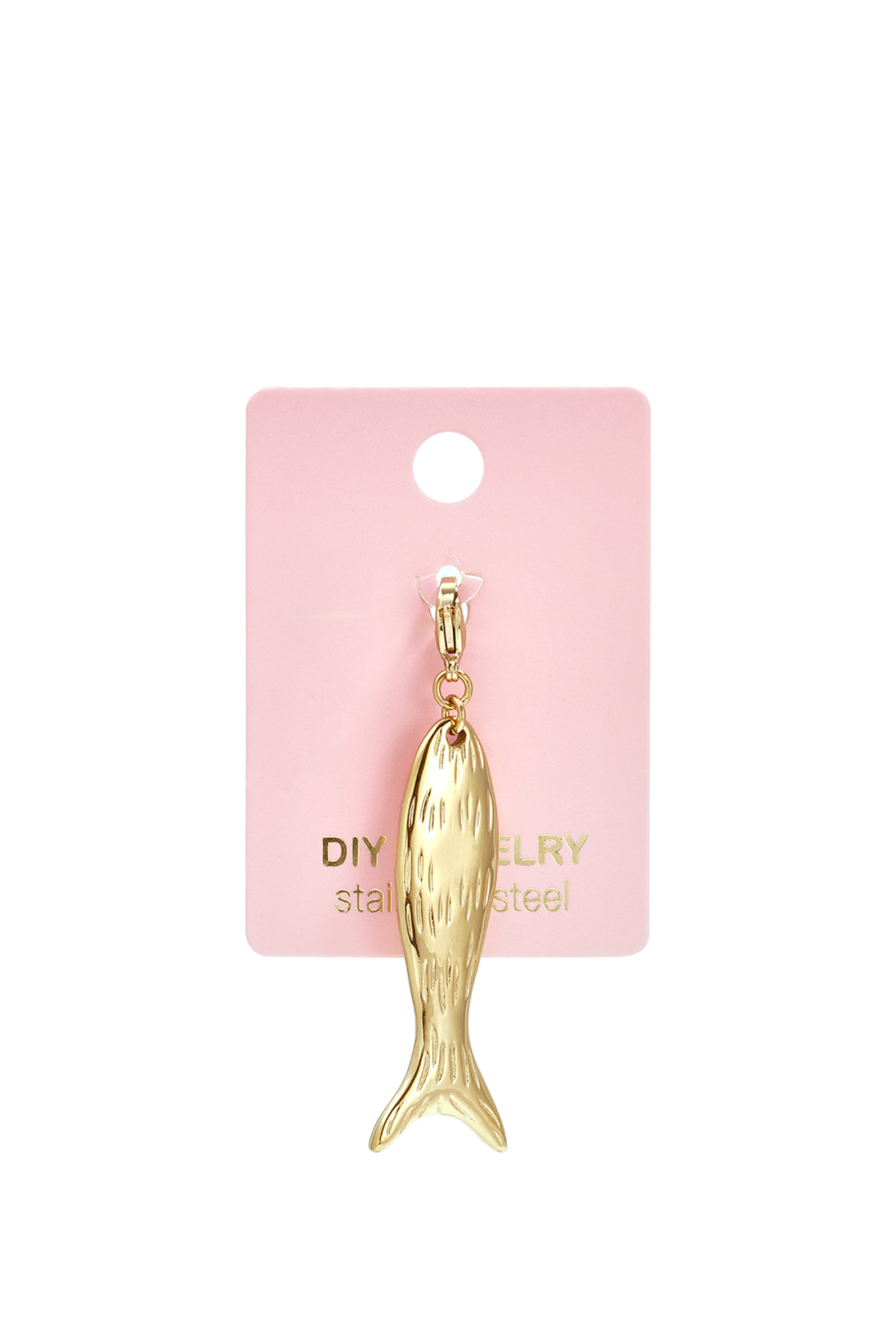 Componenti Per Gioielli In Acciaio Inossidabile, Serie Fish Casual Daily Simple, Gioielli Da Donna h5Immagine3