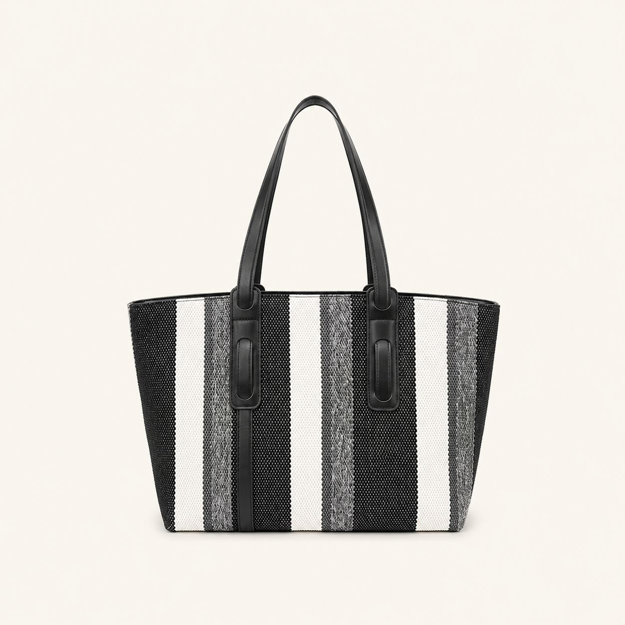 Borse Tote Da Donna In Tela, Stile Casual, Senza Righe, Colori Misti h5 Immagine2
