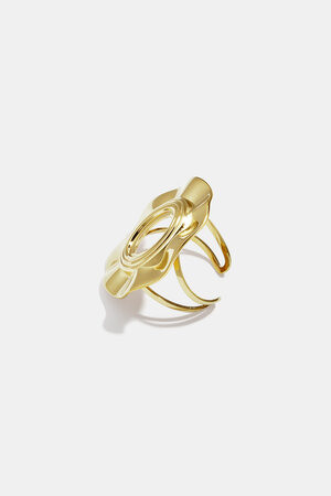 Minimalistische Ringe Aus Edelstahl, Unregelmäßige Form, Schlichte Alltags-Serie, Damenschmuck h5 Bild3