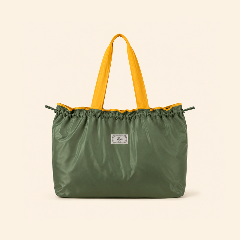 Casual Style None Solid Color Polyester Women's Square Shopper Bags