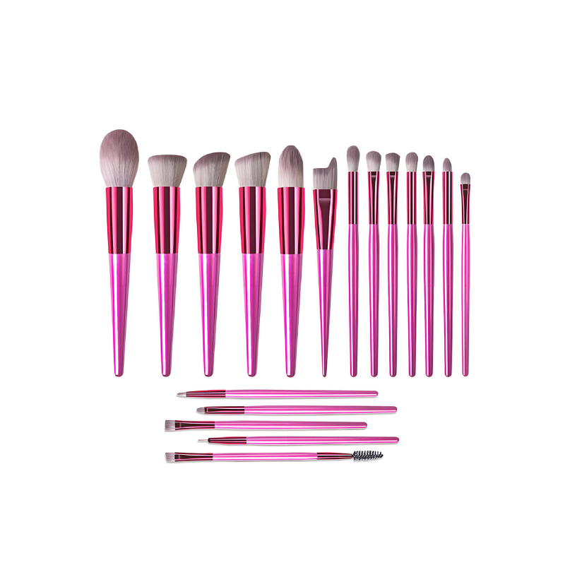 Set di pennelli per trucco Simple Series Daily Solid Color Gradient Color