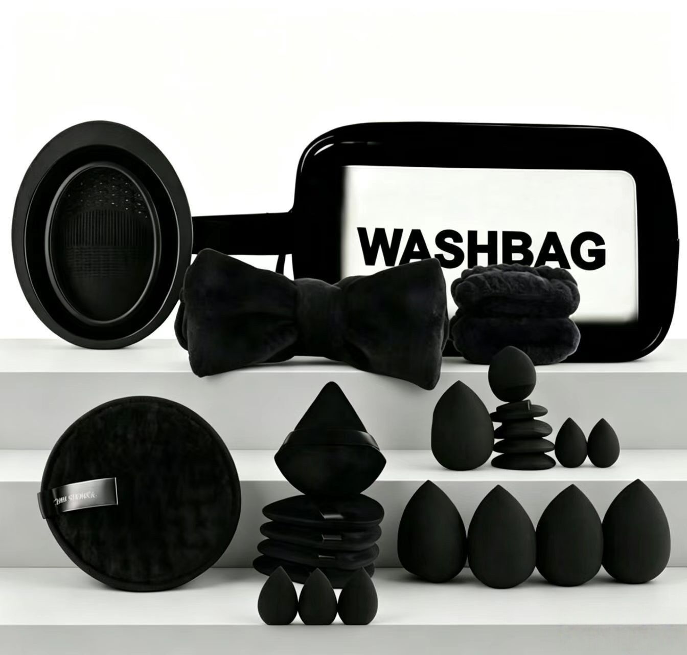 Nero/Impostato/26pcs Immagine12