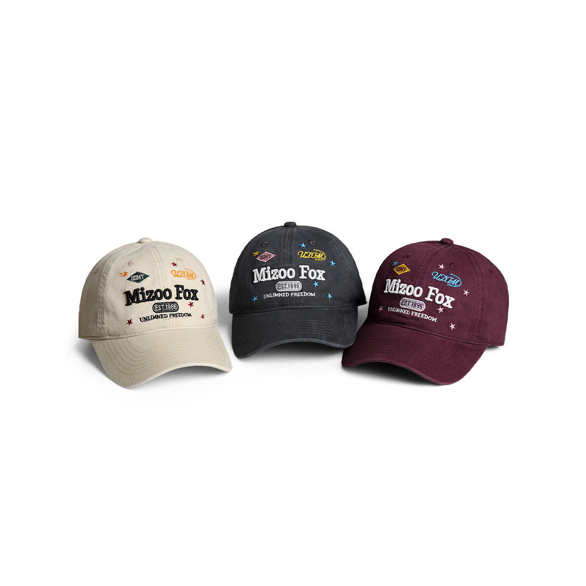 Casual Embroidery Letter Cotton Baseball Cap 2
