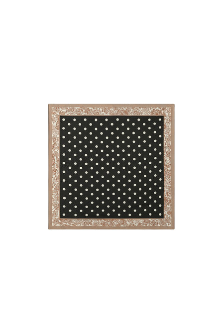 Winter scarves Polka Dots Retro Imitation Silk Daily Accessories 2