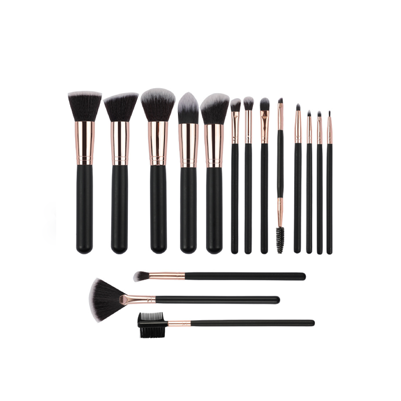 Set di pennelli per il trucco Simple Series Daily a tinta unita