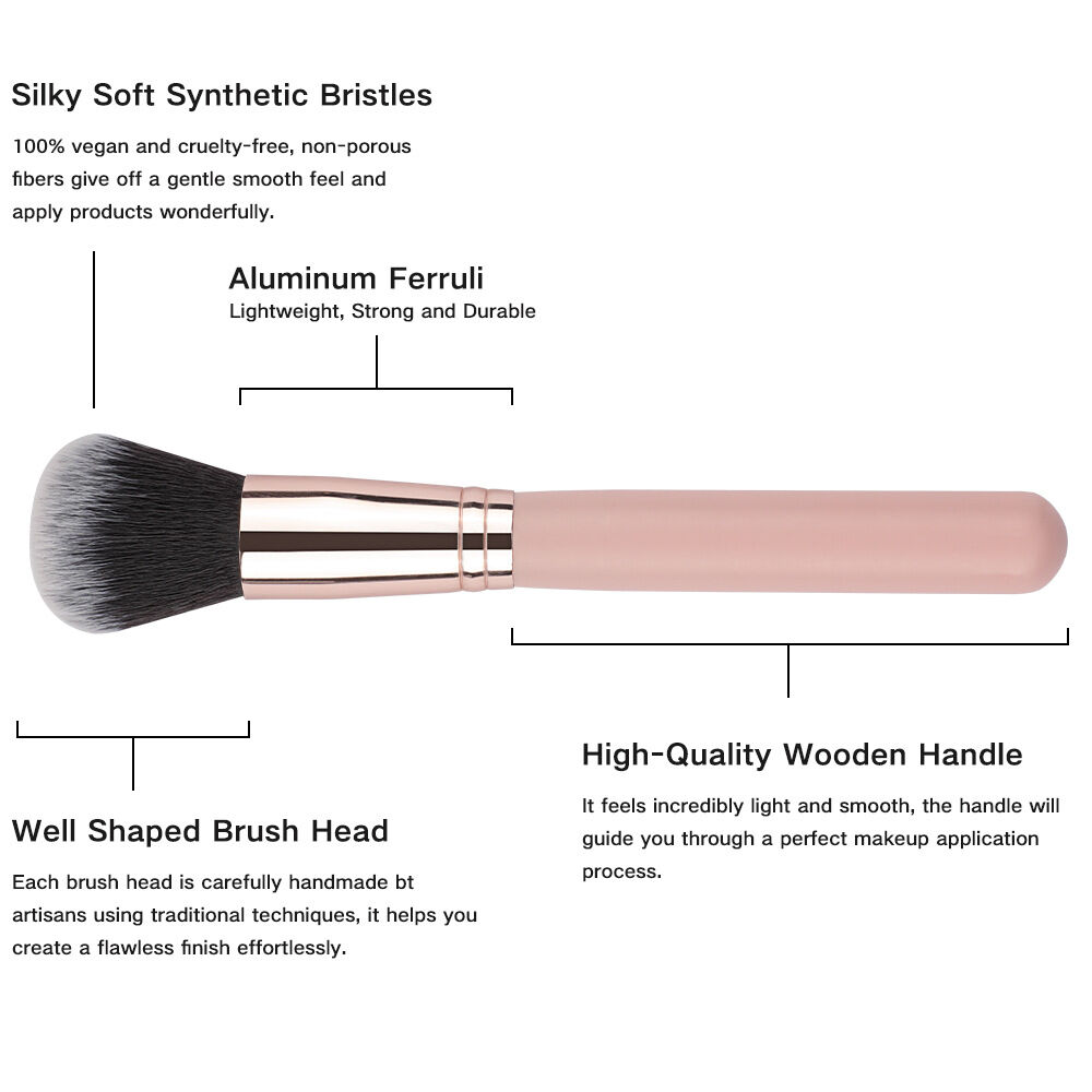 Set Di Pennelli Per Il Trucco Simple Series Daily A Tinta Unita Immagine8