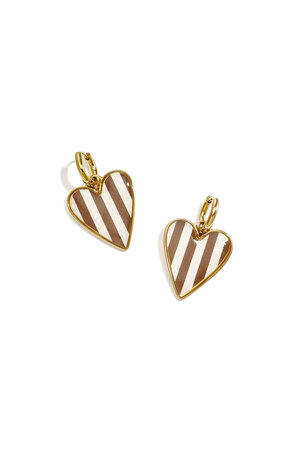 Pendientes Colgantes De Acero Inoxidable Con Forma De Corazón, Sencillos, De La Serie Daily Simple, Joyería Para Mujer. h5