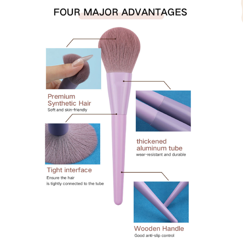 Pennello Per Trucco Simple Series Daily Solid Color h5Immagine5