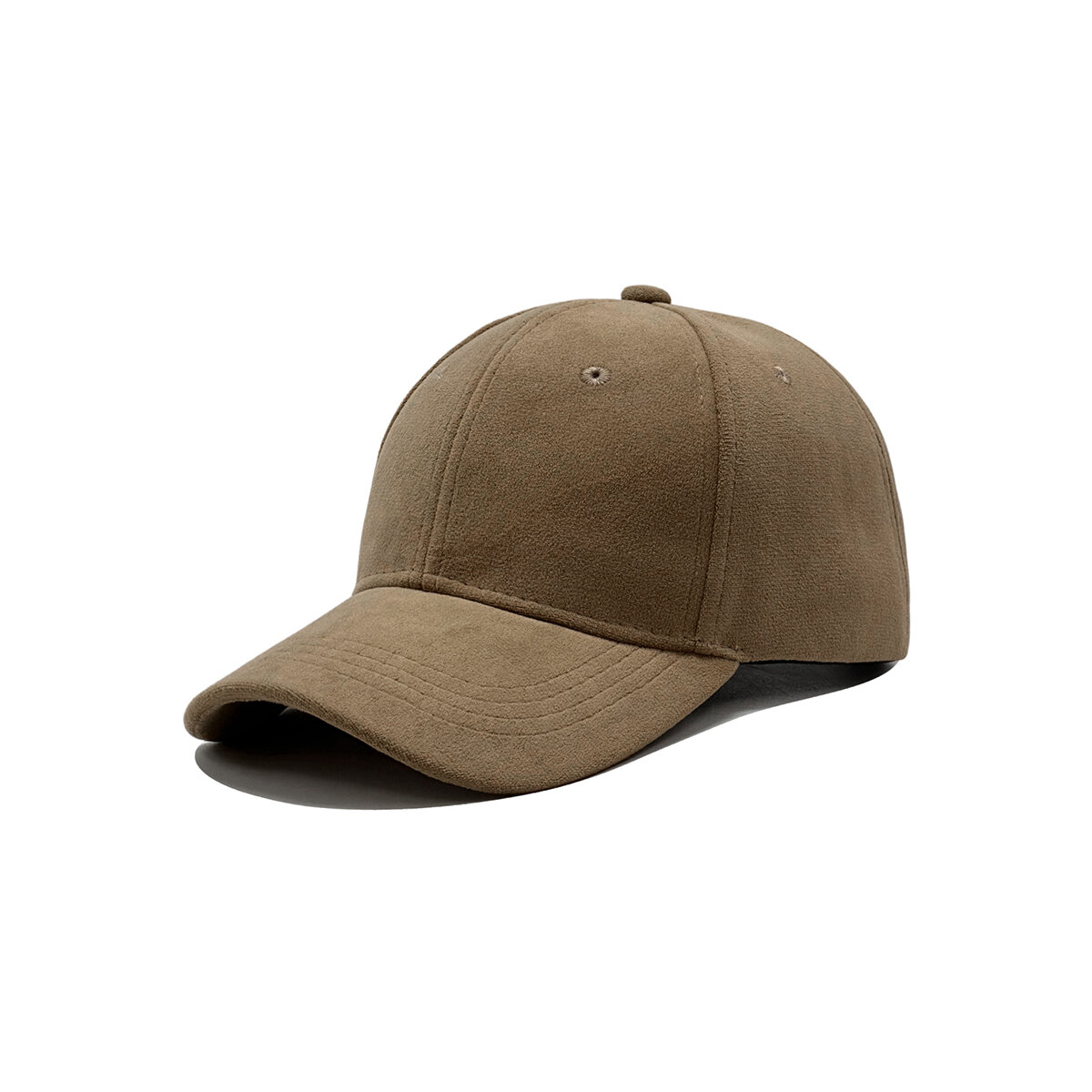 Simple Solid Color Imitation Suede Baseball Cap