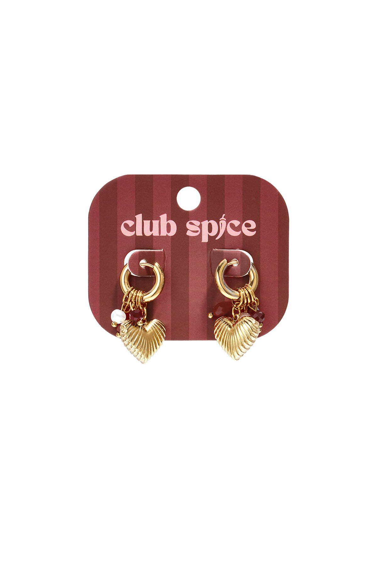 Oorbellen met roestvrijstalen kralen in hartvorm, eenvoudige dagelijkse serie voor dames. 2