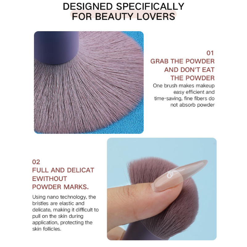 Pennello Per Trucco Simple Series Daily Solid Color h5Immagine6