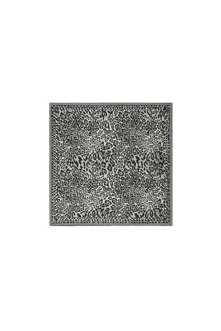 Winter scarves with animal print, classic faux silk, everyday accessories