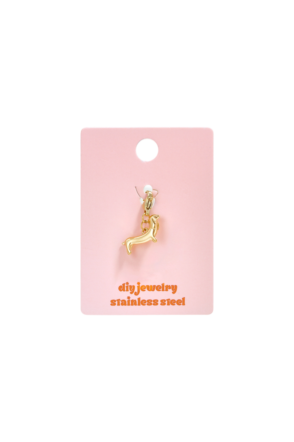 Stainless Steel Jewelry Findings Dachshund Simple Daily Simple Series Women's Jewelry Picture3