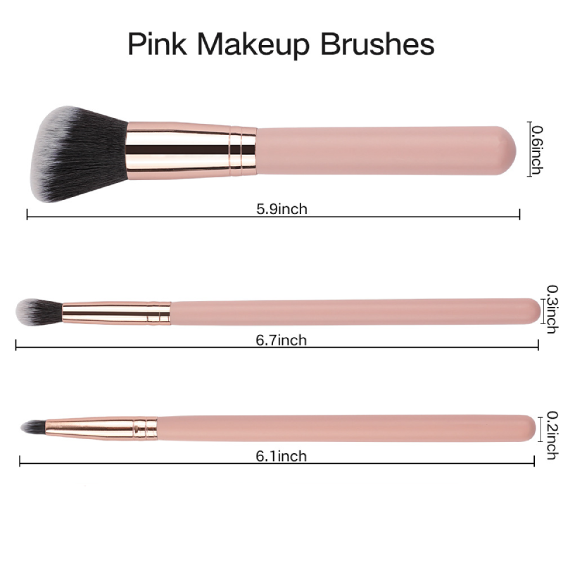 Set Di Pennelli Per Il Trucco Simple Series Daily A Tinta Unita h5 Immagine10