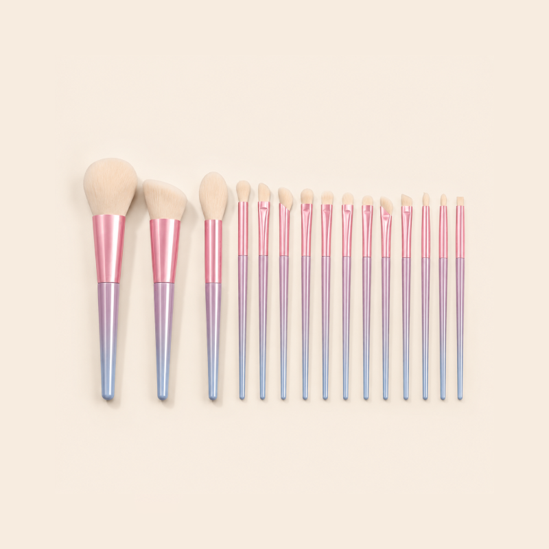 Set di pennelli per trucco Simple Series Daily Mixed Color Gradient Color