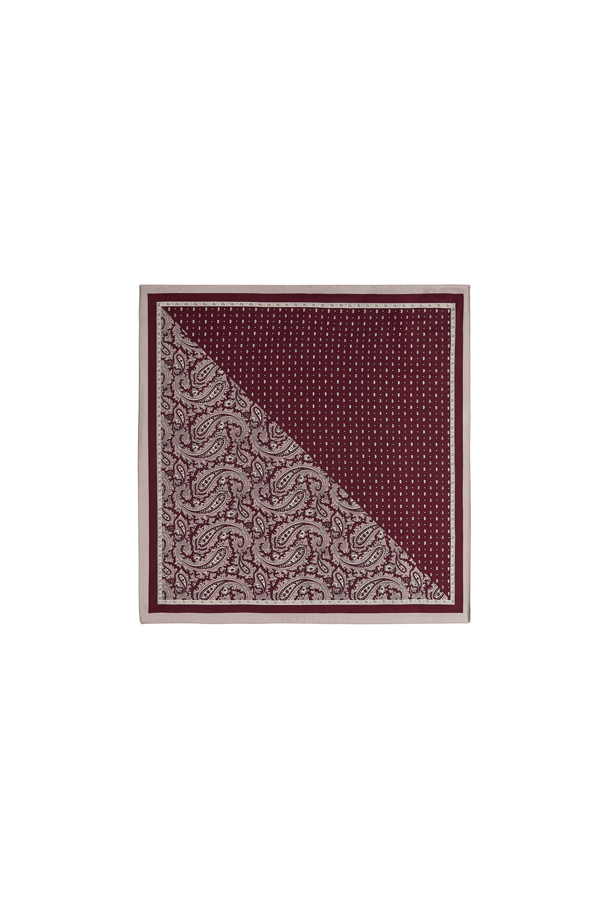 Winter Scarves Paisley Pattern Retro Imitation Silk Daily Accessories h5 