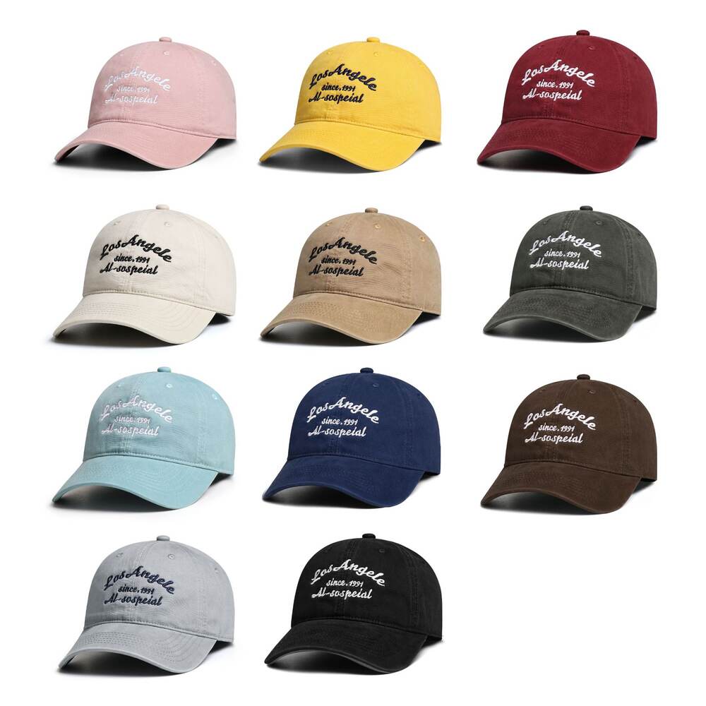 Casual Embroidery Letter Cotton Baseball Cap h5Picture4