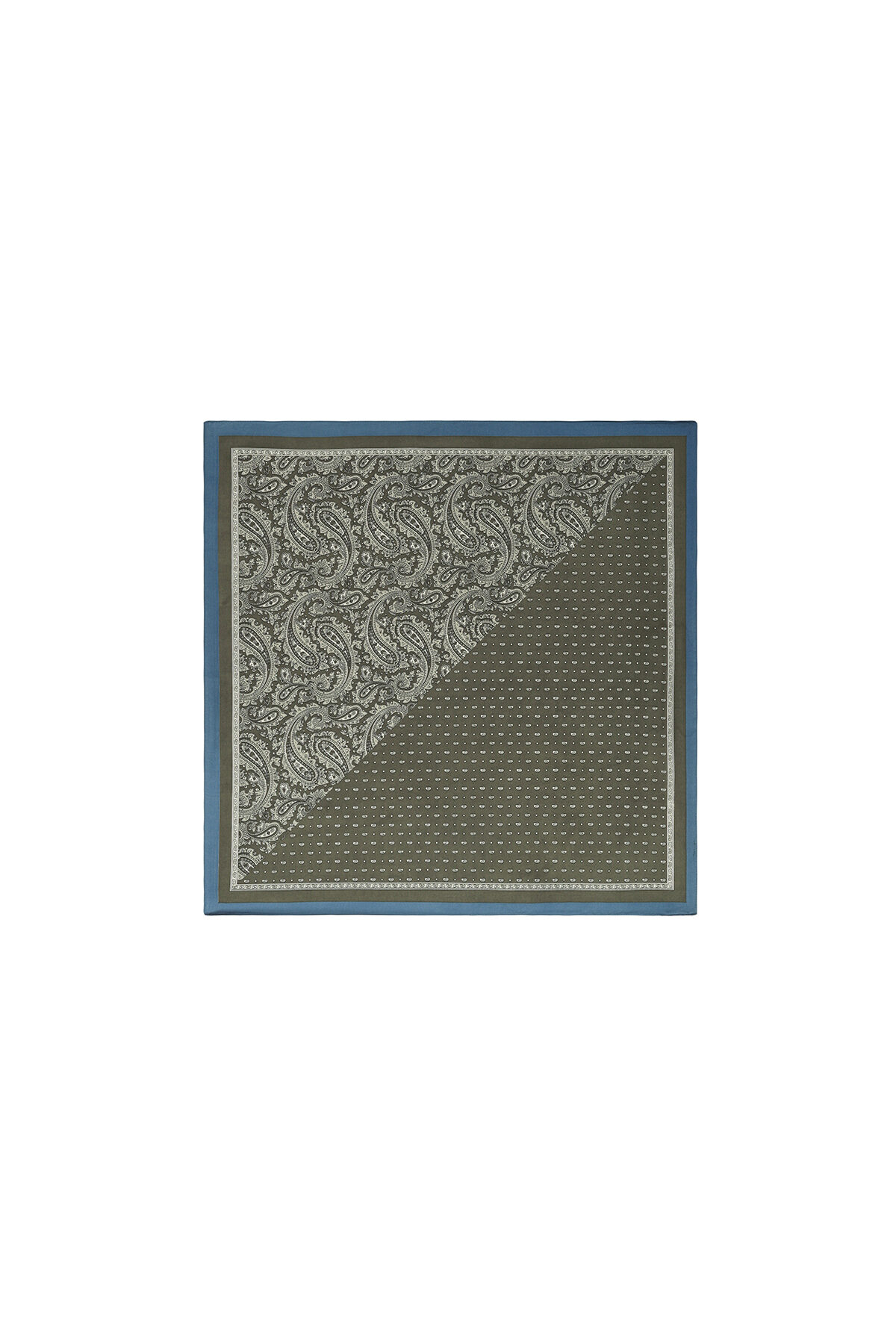 Winter Scarves Paisley Pattern Retro Imitation Silk Daily Accessories Picture3