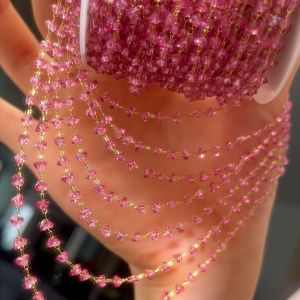 Simple Series Diy Irregular Shape Chain Stainless Steel Waterproof   Gold Color  Stringing Materials h5 